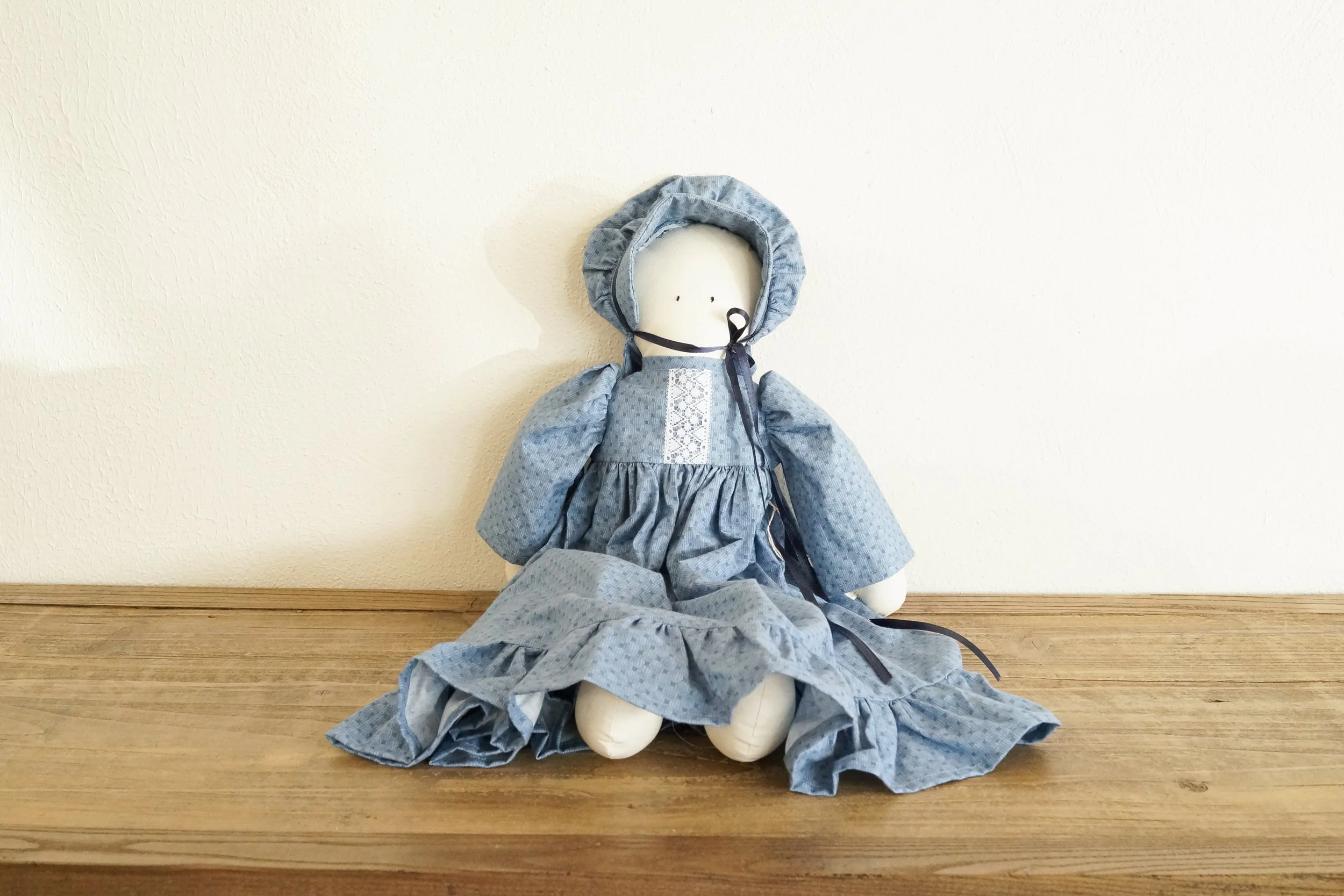 m*l様 house on the hill baby Argyle ボディスー Laura Ingalls Wilder Prairie Rag Doll Handmade — Ingalls Homestead